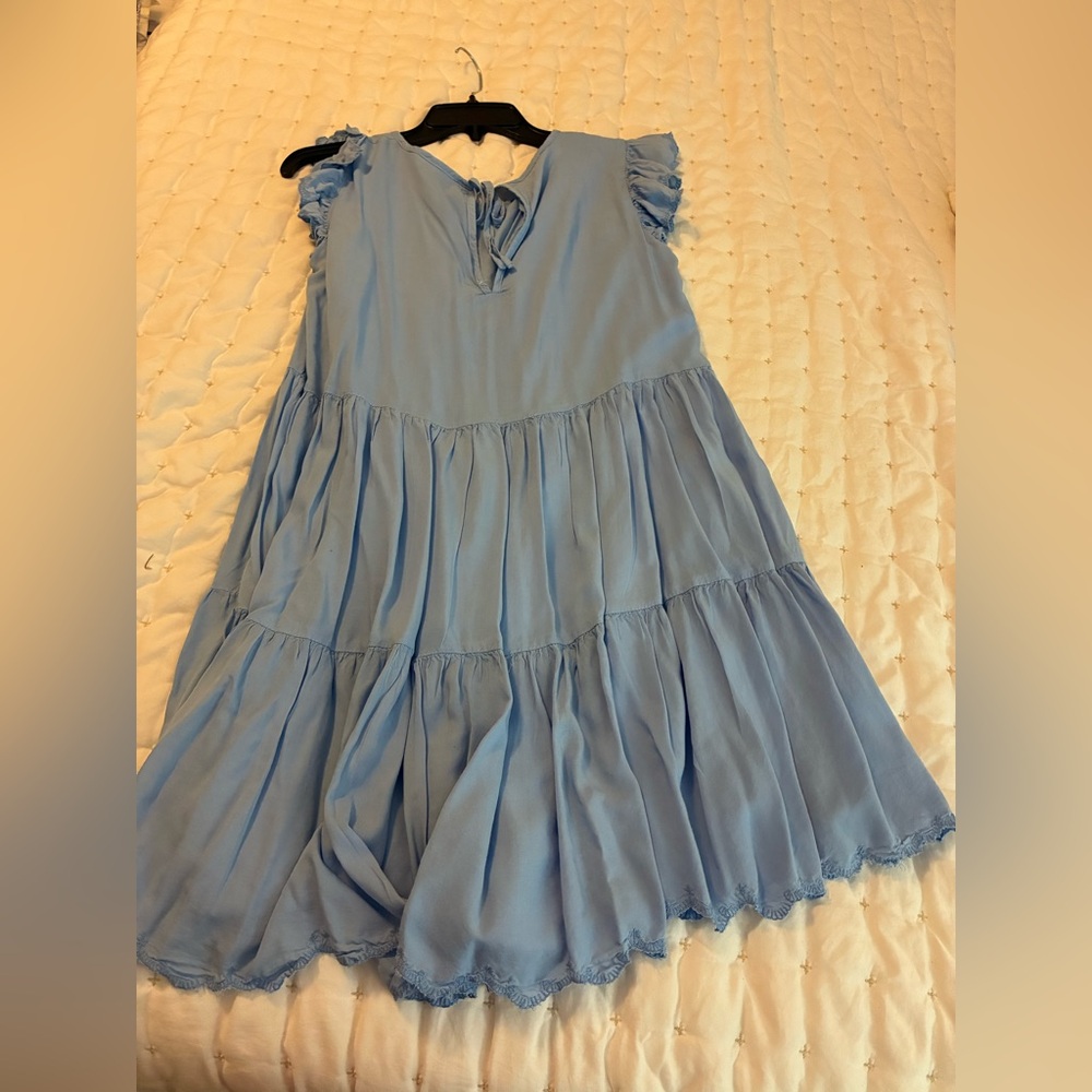 House of Harlow 1960 Sky Blue babydoll dress